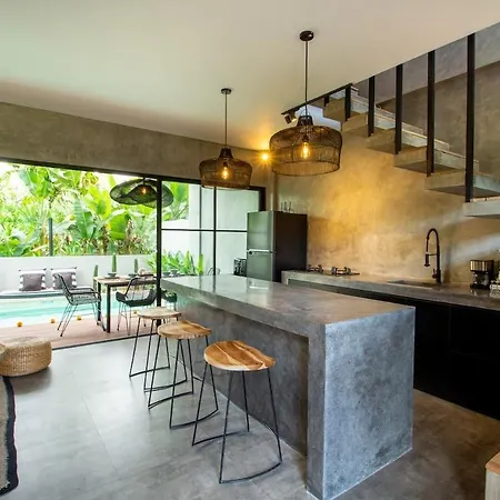 Industrial-Tropical Canggu Private Townhouse